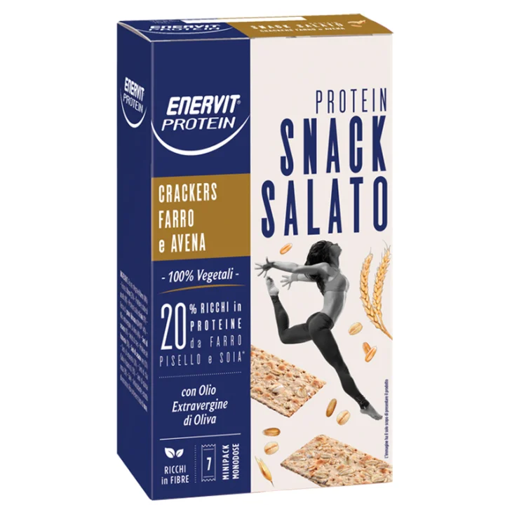 ENERVIT PROTEIN CRACKERS FARRO AVENA 7 MINIPACK