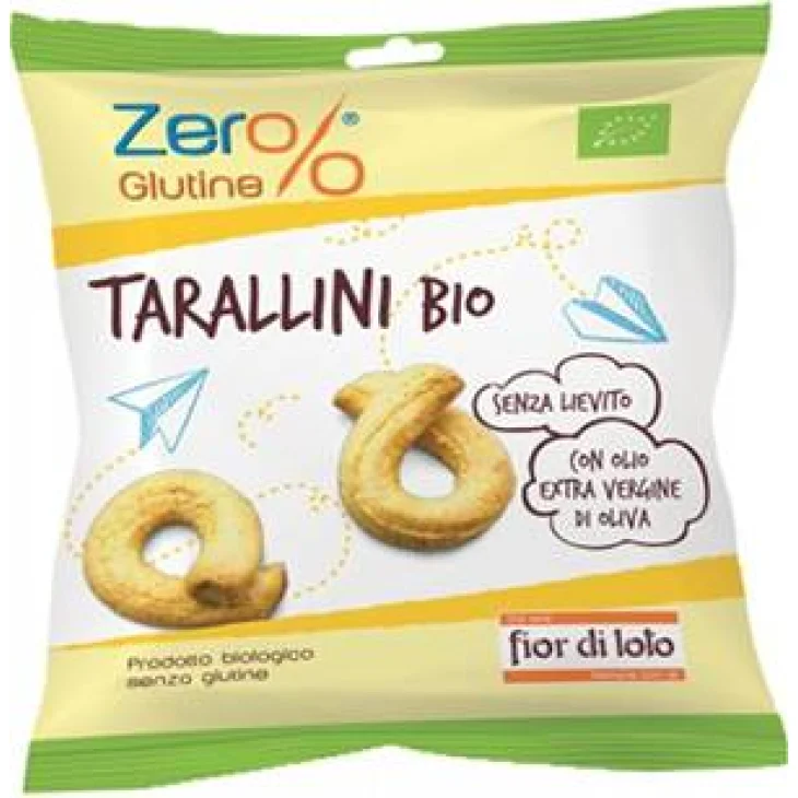 Fior di Loto Zero% Tarallini senza Glutine Bio Monoporzione 30 g