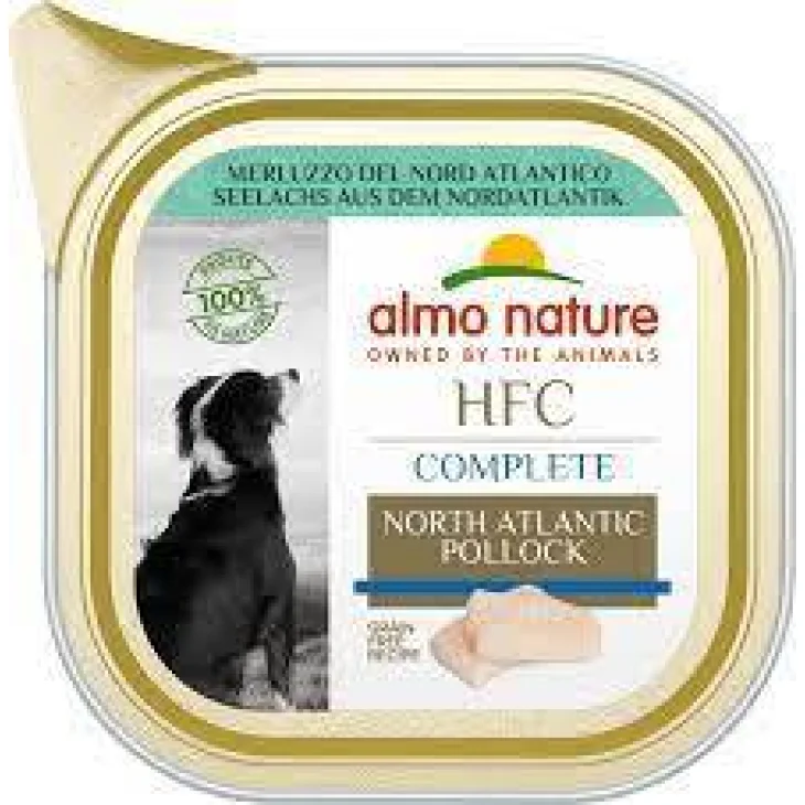 Almo Nature HCF Complete Merluzzo Del Nord Atlantico Cibo umido per cani adulti 85 g