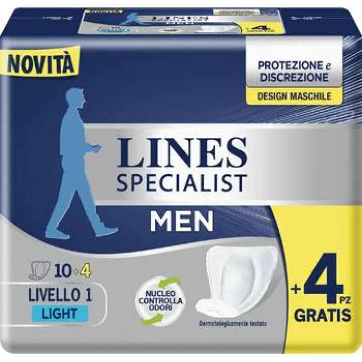 Lines Specialist Pannoloni Men Livello 1 14 Pezzi