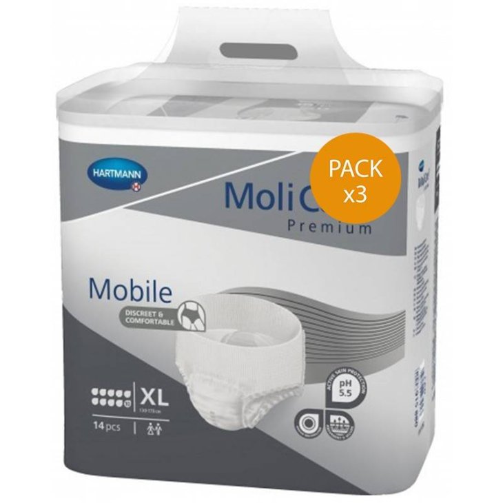 Molicare Mobile Pull Up Light 10 Gocce Pannolino Taglia XL