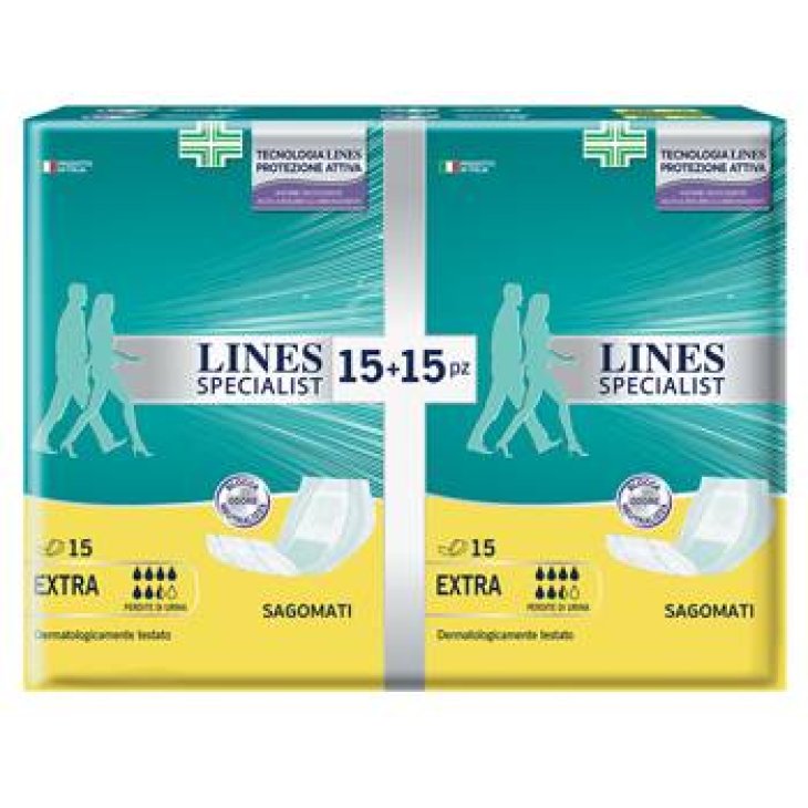 Lines Specialist Extra Pannolone Sagomato  30 Pezzi