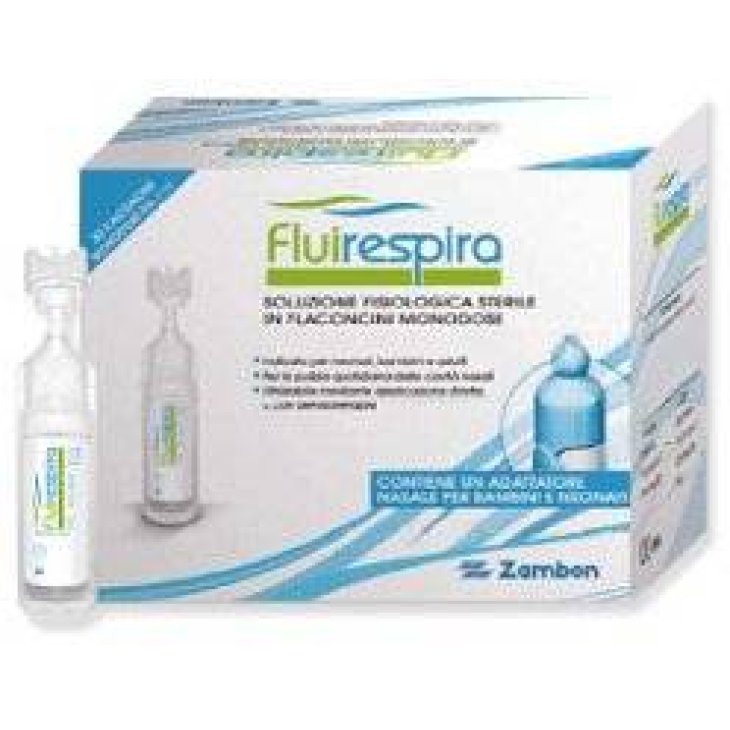 Fluirespira Soluzione fisiologica sterile 30 Flaconcini Monodose da 5 ml
