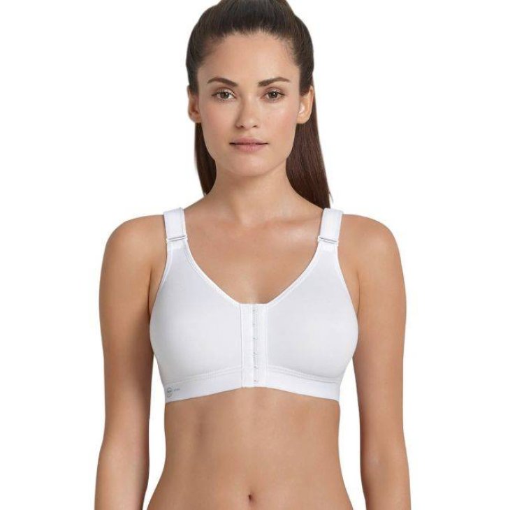 Anita Active 5523 Reggiseno Con Apertura Frontale Bianco EU80 Cup A