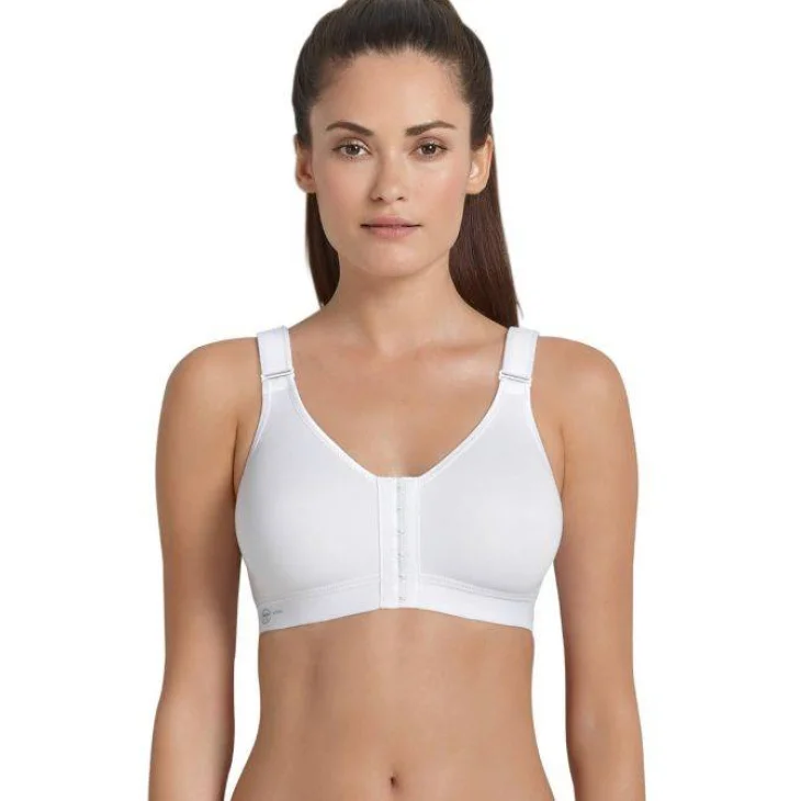 Anita Active 5523 Reggiseno Con Apertura Frontale Bianco EU80 Cup A