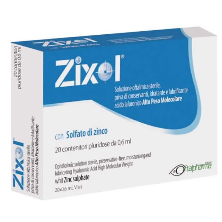 Oftalpharma Zixol Gocce Oculari Idratanti 20 Flaconcini 0,6 ml