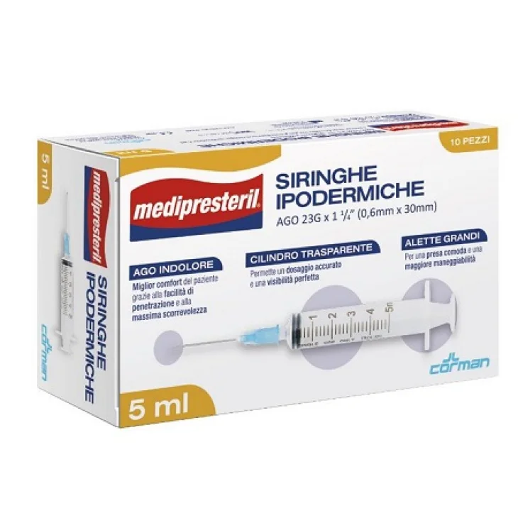 MEDIPRESTERIL SIRINGA 5 ML