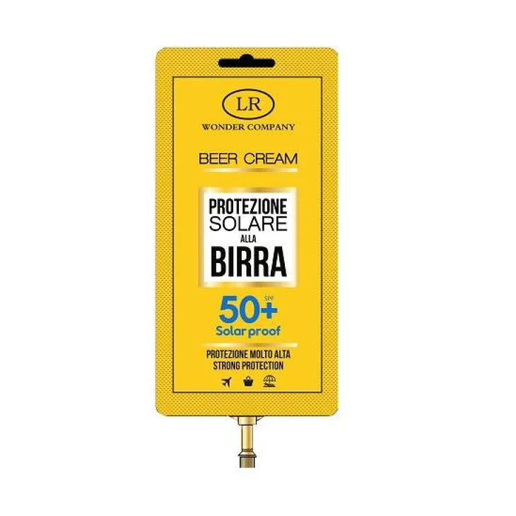 BEER CREAM PROTERZIONE SOLARE MOLTO ALTA ALLA BIRRA SPF 50+15 ML