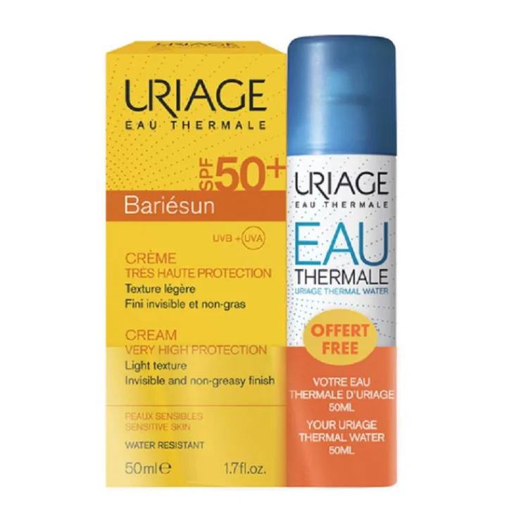 Uriage Bariesun Crema SPF50+ + Acqua Termale