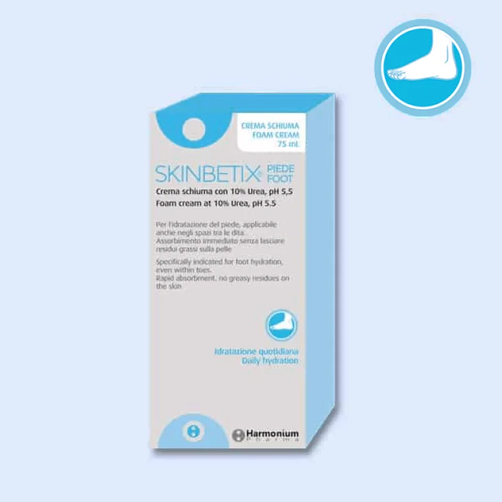 Skinbetix Schiuma Trattamento Piede Diabetico 75 ml