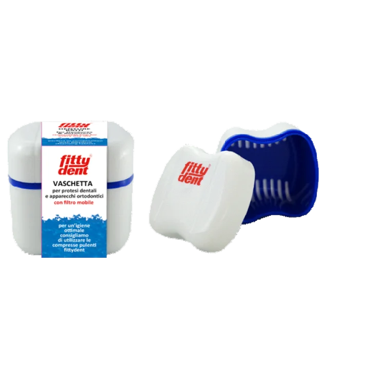 FittyDent Vaschetta Portaprotesi 1 Pezzo