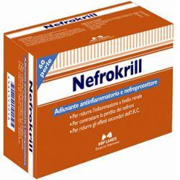 Nefrokrill per benessere renale dei gatti e cani 60 perle