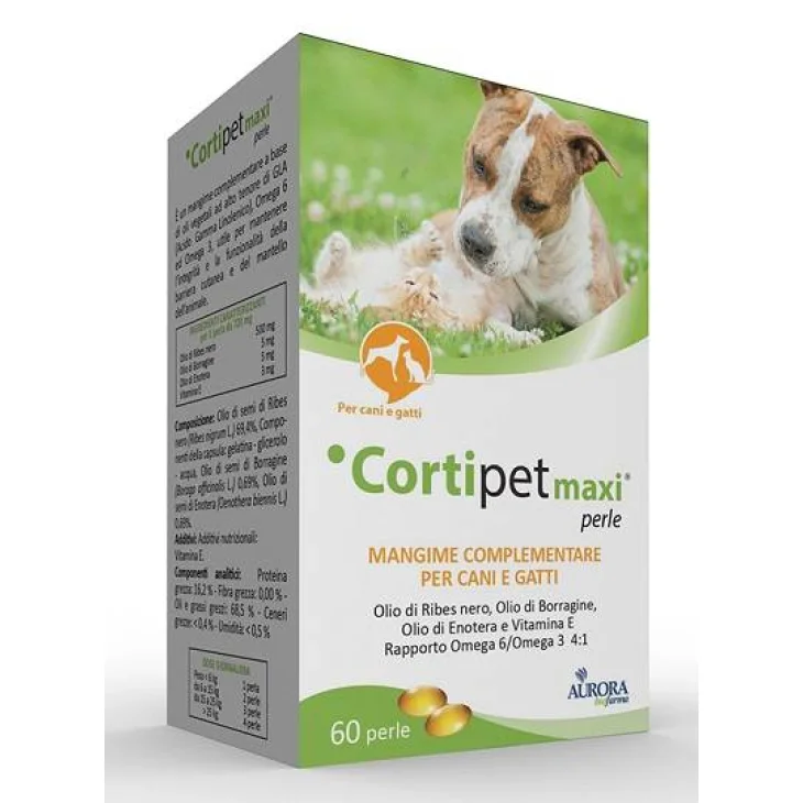 Cortipet Maxi Mangime Alimentare per Cani e Gatti 60 Perle
