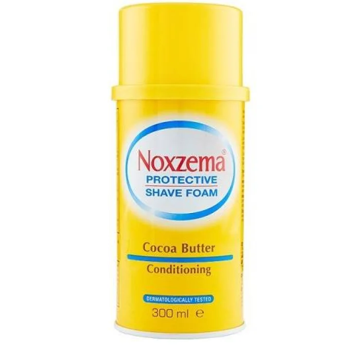 Noxzema Schiuma da barba protettiva con burro di cacao 300 ml