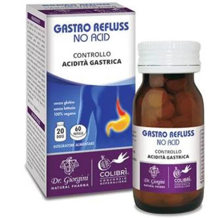 GASTRO REFLUSS NO ACID 60 PASTIGLIE