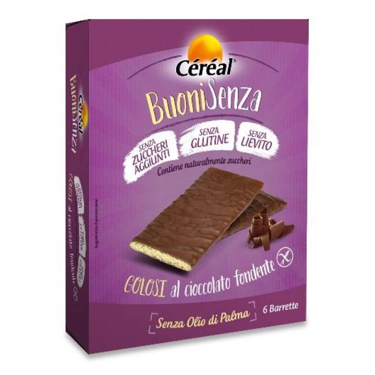 Cereal Buoni Senza Golosi al Cioccolato Fondente 6 x 17 g