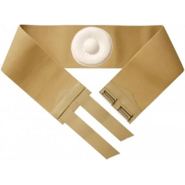 ORIONE 357 CINTO PER ERNIA OMBELICALE CON PELOTTA RIVESTITAIN PELLE BEIGE 9