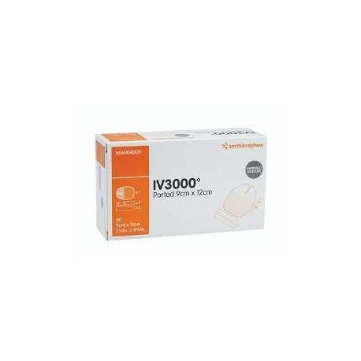 Smith & Nephew Iv3000 1 Hand Medicazione Idroreattiva Per Il Fissaggio Di Cateteri Con Cannula 9x12cm 50 Pezzi