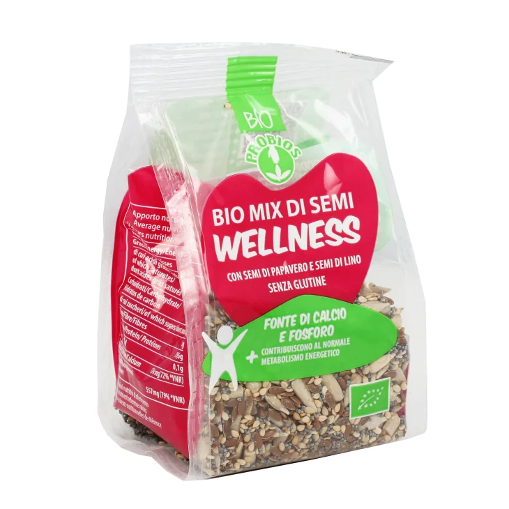 Probios Bio Mix Semi Wellness Semi di Papavero e Semi Lino 125 g