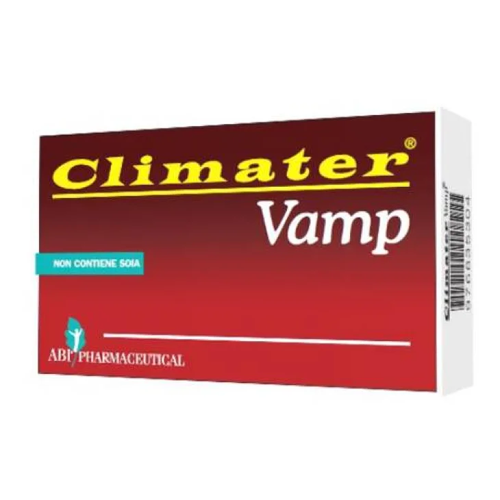 Climater Vamp Integratore per menopausa e ciclo mestruale 20 Compresse