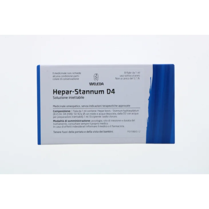 WELEDA HEPAR STANNUM D4 8 FIALE DA 1 ML L'UNA