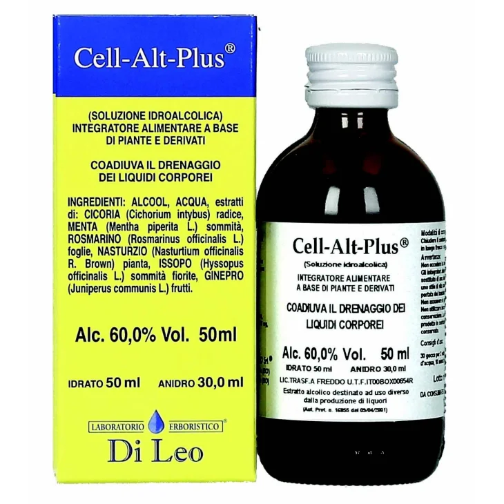 Laboratorio Di Leo Cell-Alt-Plus Integratore Drenante Anti Cellulite 50 ml