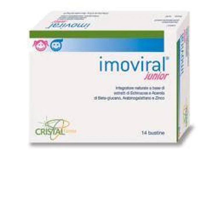 Cristalfarma Imoviral Junior per le difese immunitarie 14 bustine