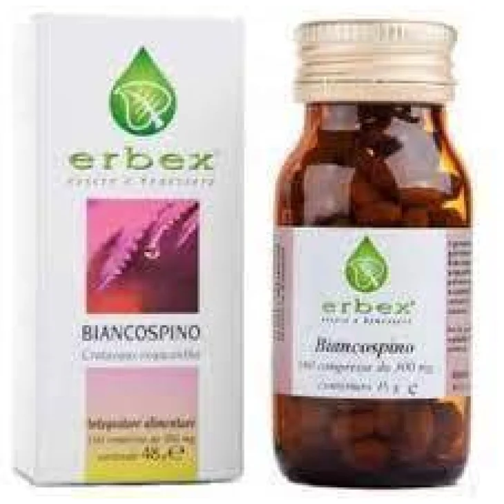 Biancospino Integratore per l'apparato cardiovascolare 160 Compresse