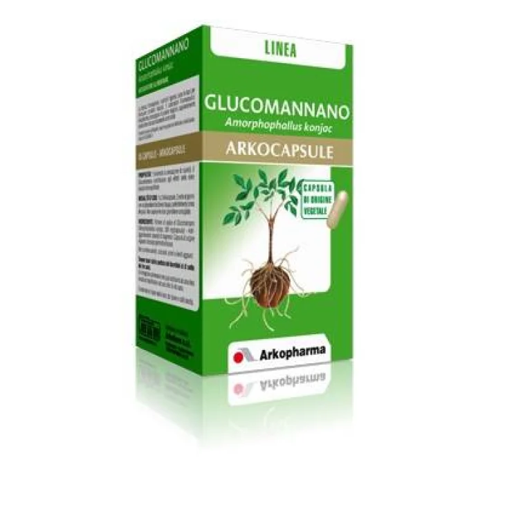Arkopharma Arkocapsule Glucomannano Bio Integratore per il controllo del peso 45 Capsule