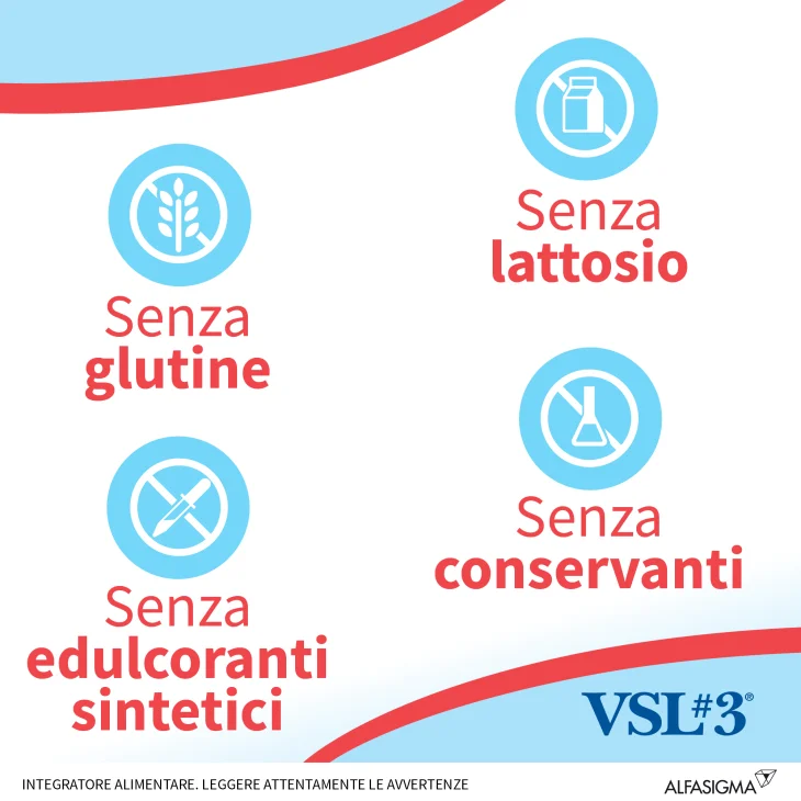 VSL Integratore per l'Equilibrio della Flora Intestinale Gocce 10 ml