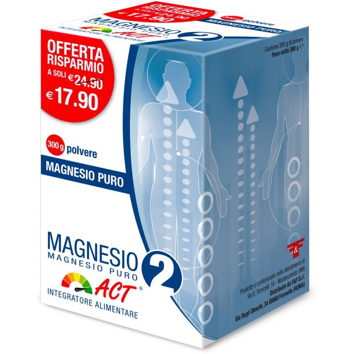 Magnesio 2 Act Mg Puro 300 G