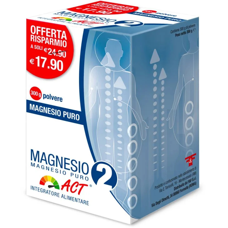 Magnesio 2 Act Mg Puro 300 G