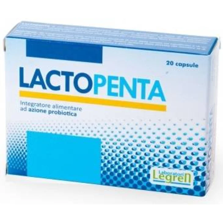 Lactopenta Integratore per la flora intestinale 20 Capsule