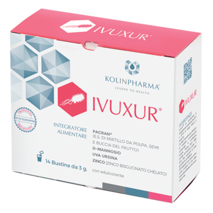 Kolinpharma Ivuxur Bustine Integratore Benessere Vie Urinarie 14 bustine