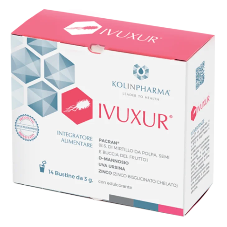 Kolinpharma Ivuxur Bustine Integratore Benessere Vie Urinarie 14 bustine