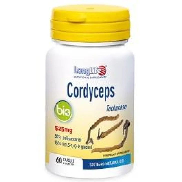 Longlife Cordyceps Bio Integratore Vie Respiratorie 60 capsule