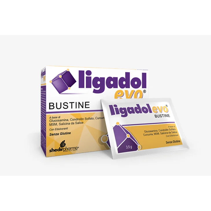 Shedir Pharma Ligadol Evo Integratore Articolazioni e Legamenti 20 Bustine 3,5 G