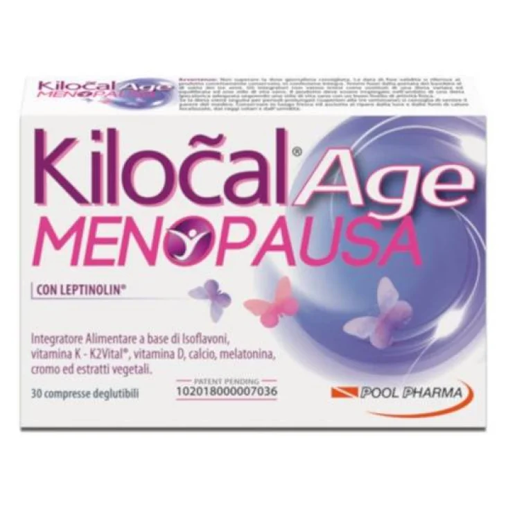 Kilocal Age Menopausa Integratore contro i disturbi della menopausa 30 Compresse