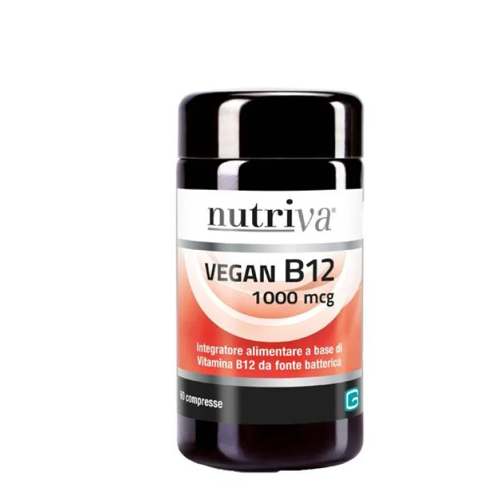 Nutriva Vegan B12 1000 mg Integratore per il sistema nervoso 60 compresse