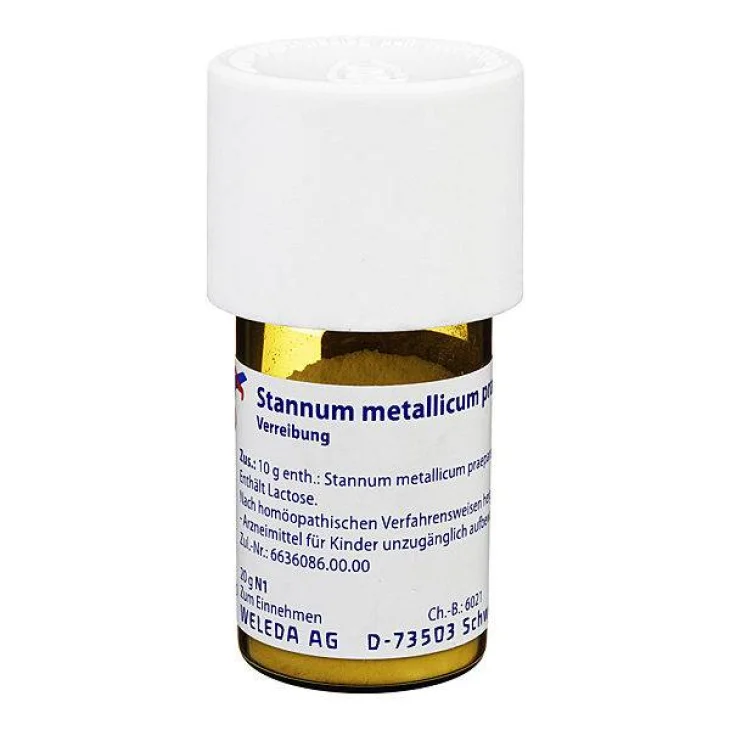 Weleda Stannum Metallicum Praeparatum D8 Polvere 20 g