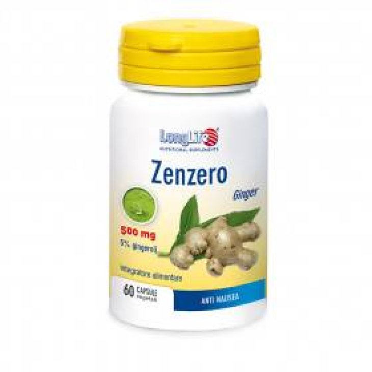 Longlife Zenzero Integratore Buona Digestione 60 capsule vegetali