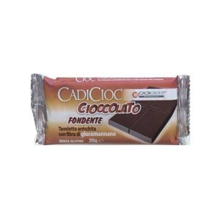 Cadicioc Barretta dietetica al cioccolato fondente 20 g