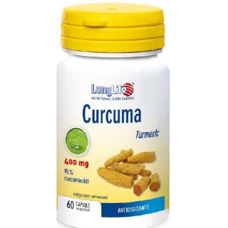 Longlife Curcuma Integratore Antiossidante 60 capsule vegetali