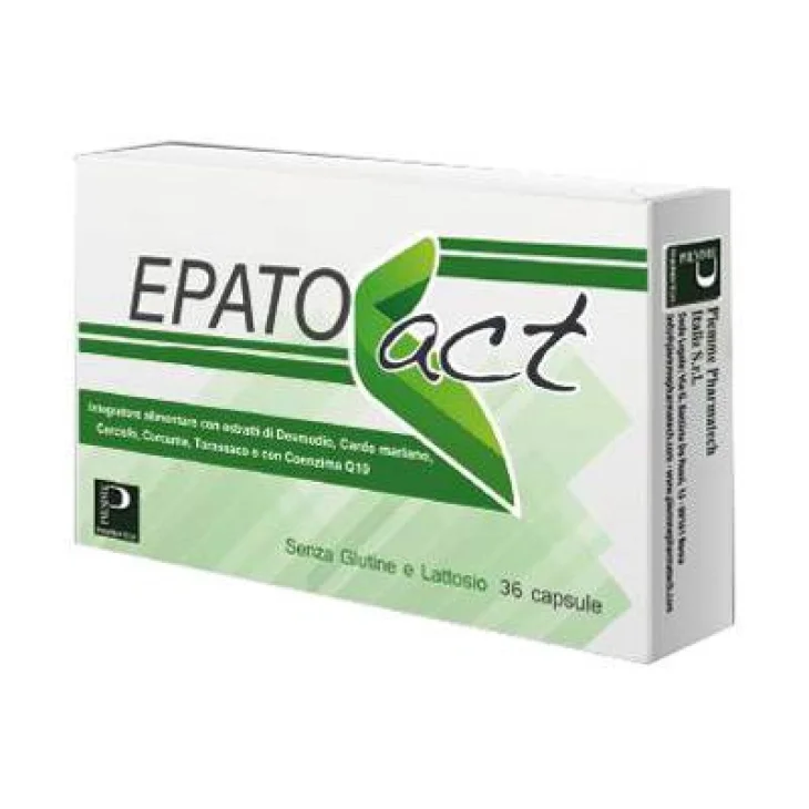 Epatoact Antiossidante per il benessere epatico 36 Capsule 500 mg