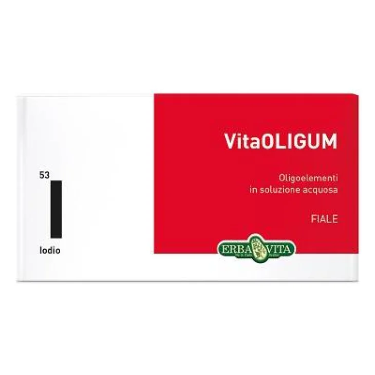 Erba Vita VitaOligum Iodio Integratore per disfunzione tiroidee 20 Filtri