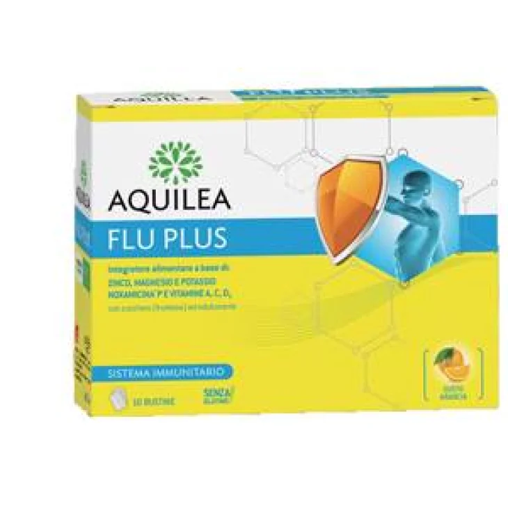 Aquilea Flu Plus Integratore per il sistema immunitario 10 Bustine