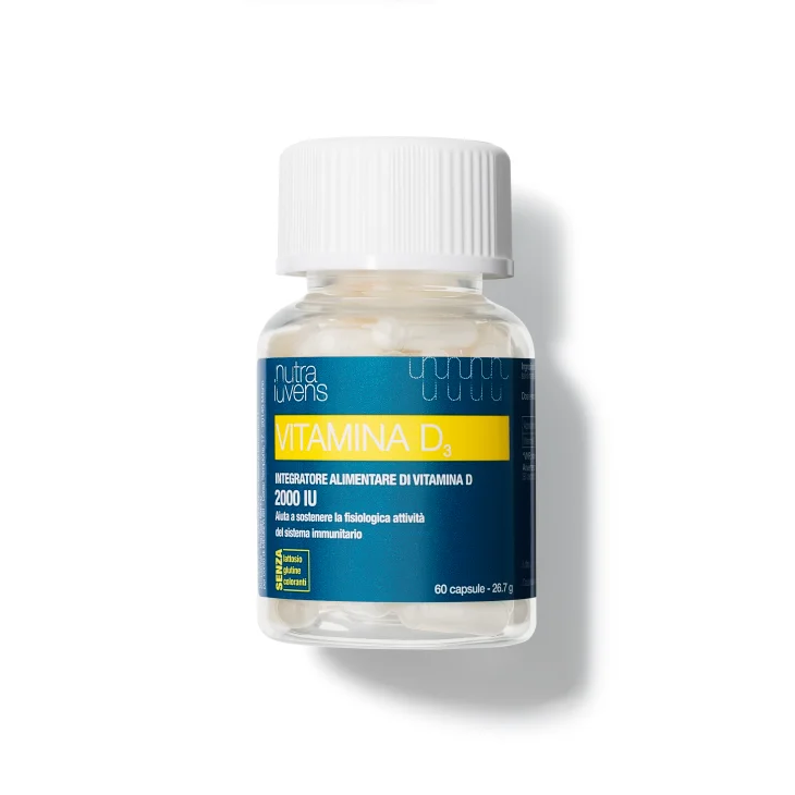 Nutraiuvens Vitamina D3 2000 IU Integratore Vitaminico 60 capsule