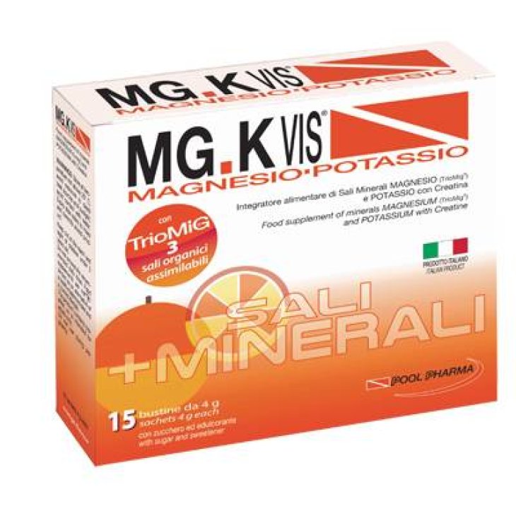 MGK Vis Orange Integratore di Magnesio e Potassio 15 Bustine