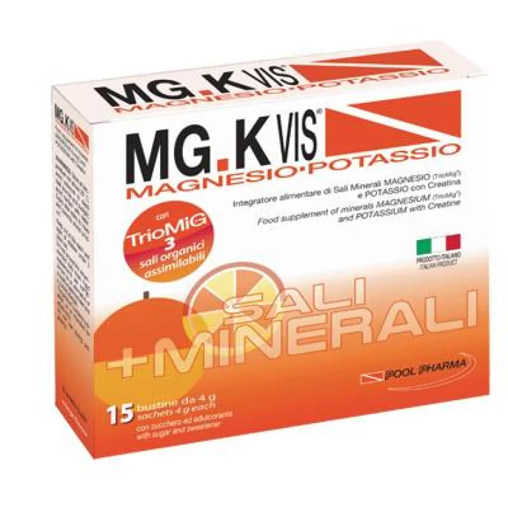 MGK Vis Orange Integratore di Magnesio e Potassio 15 Bustine
