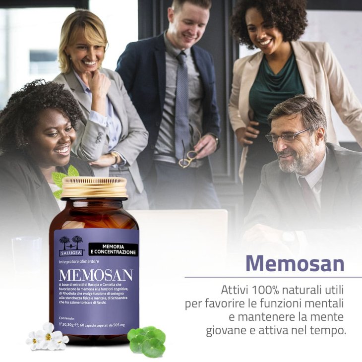 Salugea Memosan Tonico ed energizzante 60 Capsule